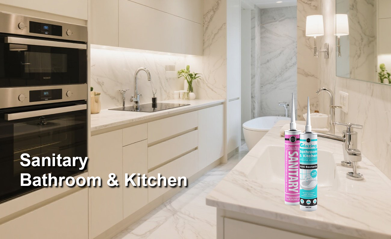 Slide Banner - Sealant Bathroom Kitchen Sanitary